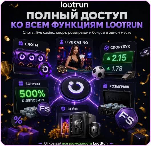 Lootrun Casino Зеркало — официальный доступ к играм